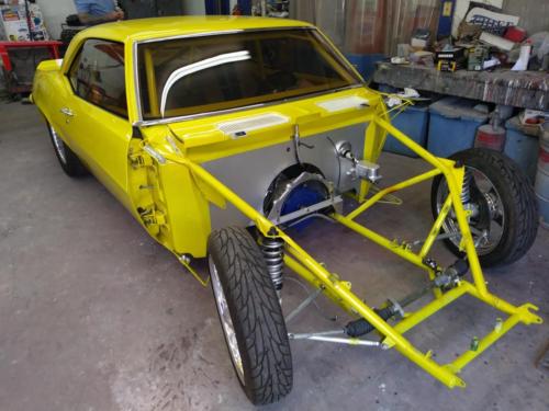 1969 Chevrolet Camaro during build
